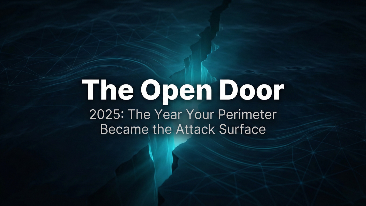 The Open Door: 2025, The Year Your Perimeter Became the Attack Surface cover image